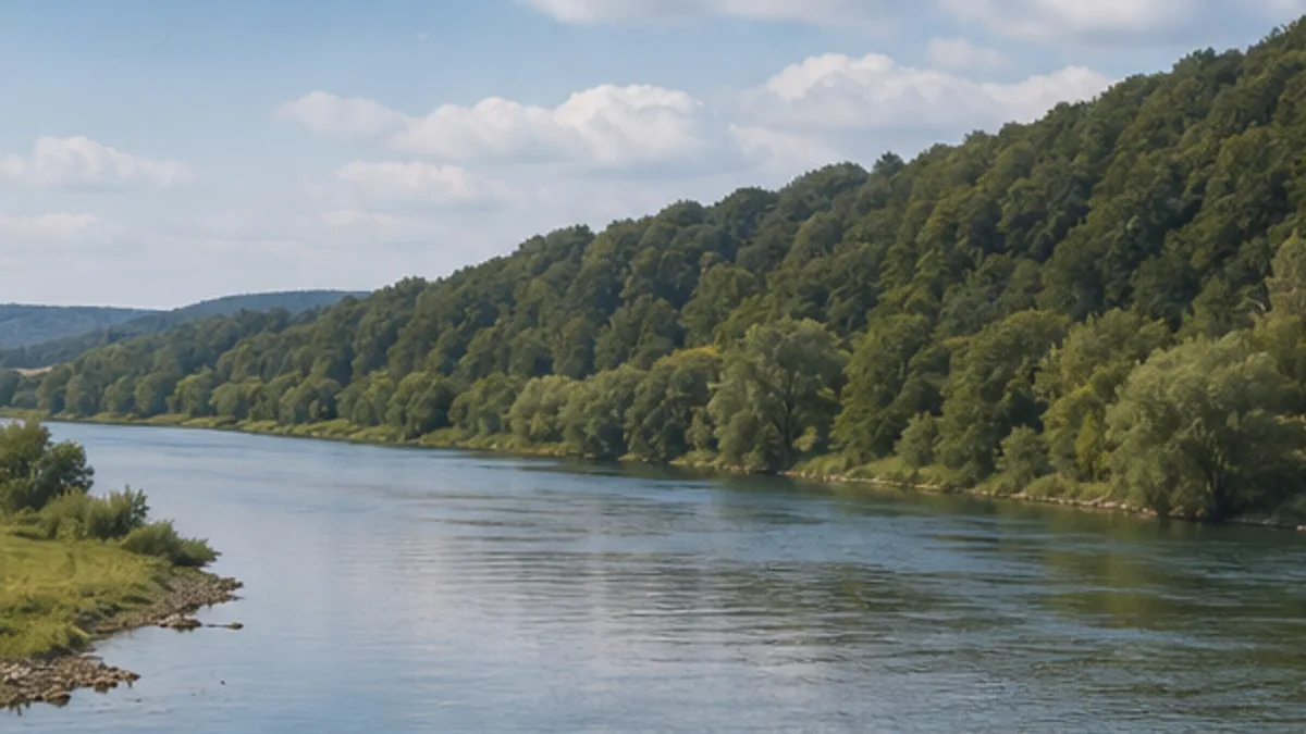 Wickede (Ruhr): Naturnahe Ruhrpromenade in Wickede