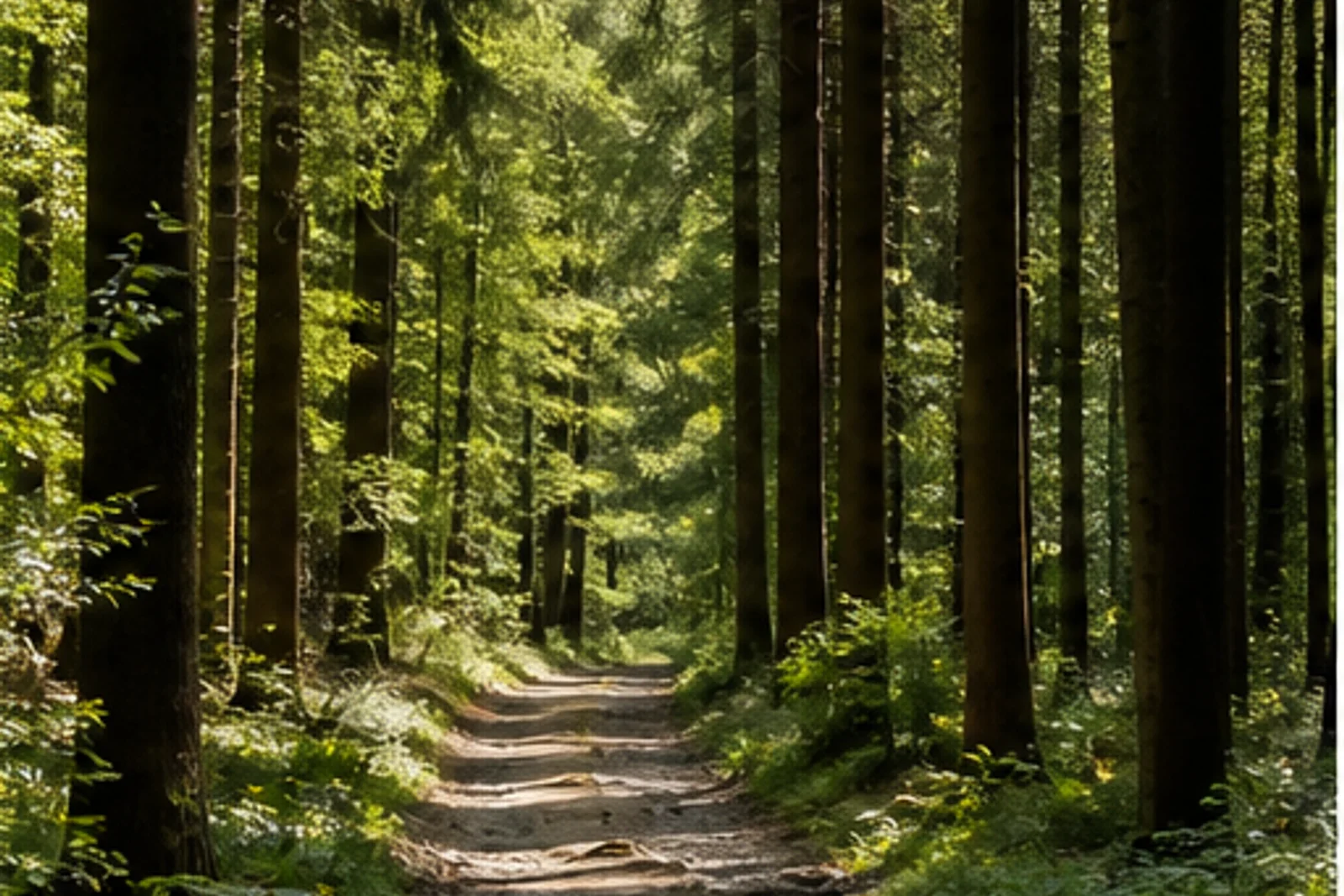 Waldweg auf der Kalteiche