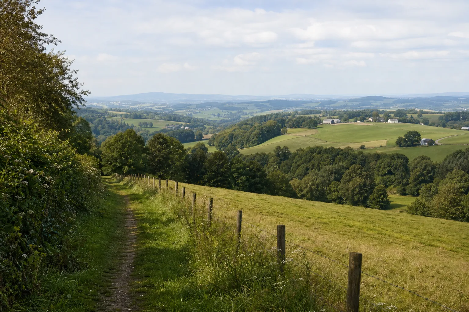 Höhenweg über der Wupper bei Wipperfürth
